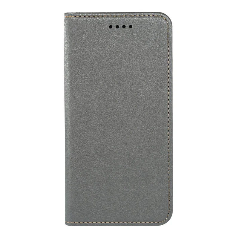For iPhone 16 Pro Case Wallet RFID Blocking Leather Phone Cover Strong Magnetic Closure - Grey
