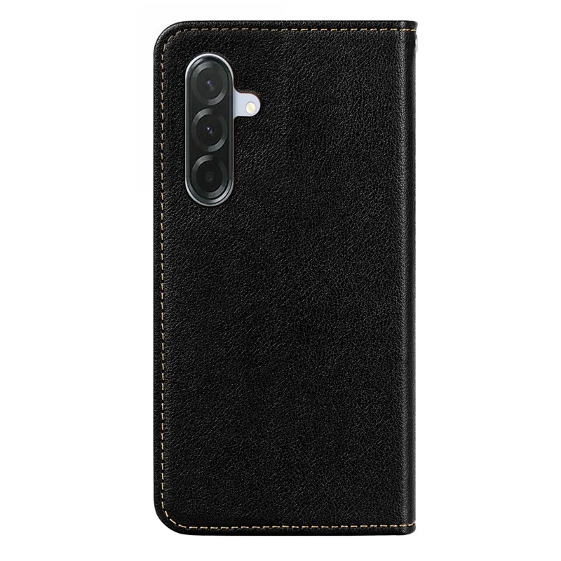 For Samsung Galaxy A36 5G Case Wallet RFID Blocking Leather Phone Cover Strong Magnetic Closure - Black