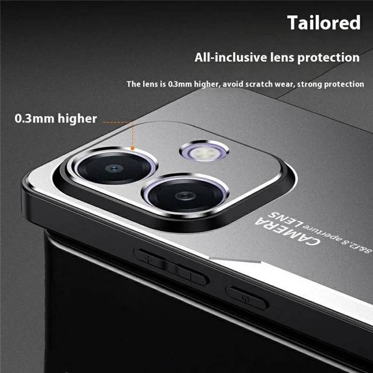 Cover per Oppo A5 Pro 4G in Lega di Alluminio TPU PC - Oro