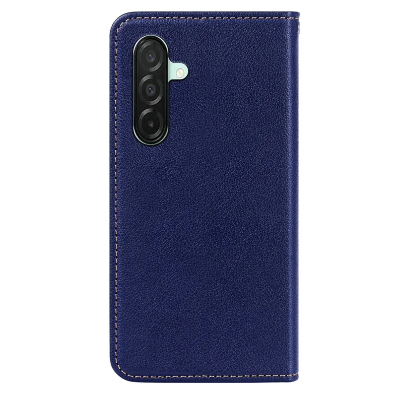 For Samsung Galaxy A26 5G Case Wallet RFID Blocking Leather Phone Cover Strong Magnetic Closure - Blue