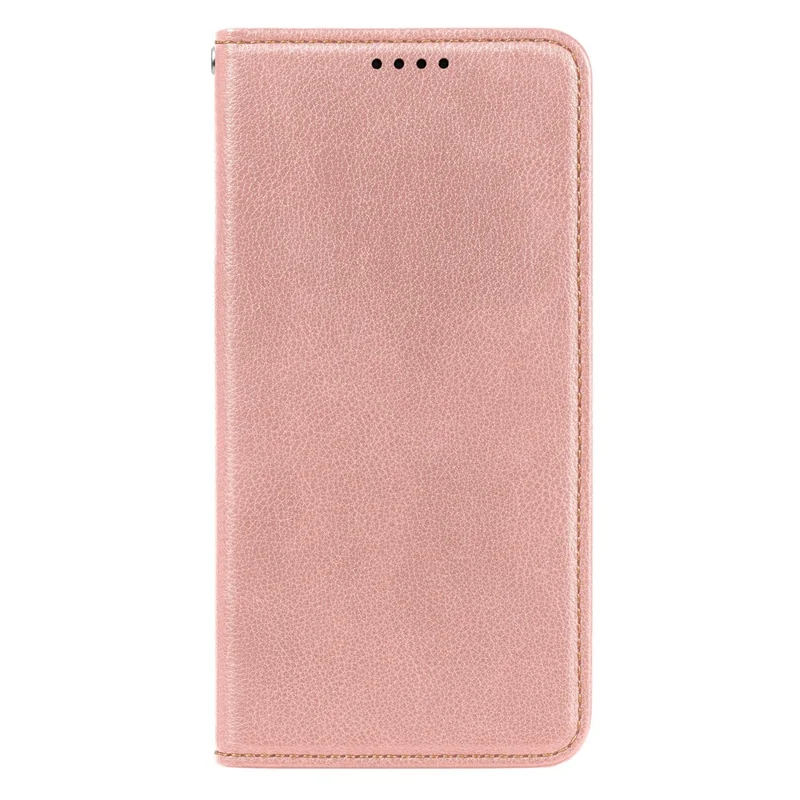 For Samsung Galaxy A25 5G (Global) (161.0mm) Case Wallet RFID Blocking Leather Phone Cover Strong Magnetic Closure - Rose Gold