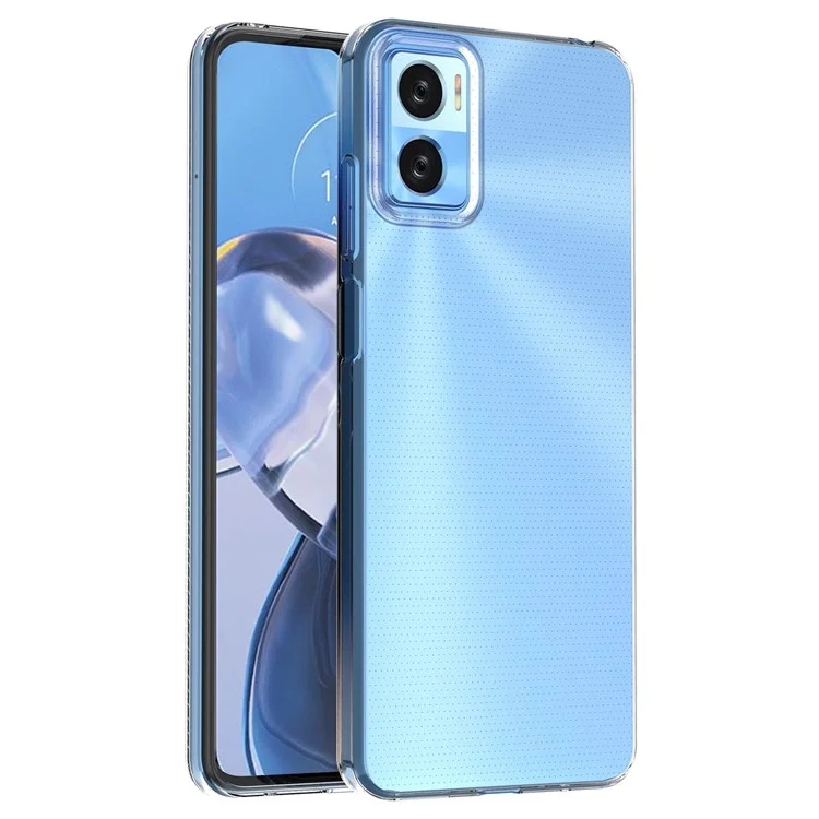 Cover Telefono Trasparente HD per Motorola Moto E22 4G, Cover Posteriore per Telefono in Morbido TPU Ultra Sottile con Protezione Antiurto