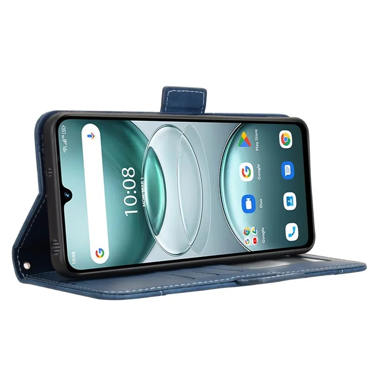 Ledertasche für Umidigi G100 / G100 5G / G100A Handy-Brieftasche mit mehreren Kartenfächern - Blau