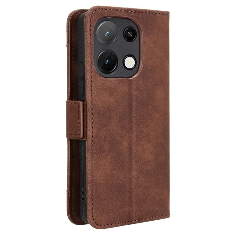 Lederhülle für Umidigi Note 100 / Note 100 5G / Note 100A Handy-Brieftasche mit mehreren Kartenfächern - Braun