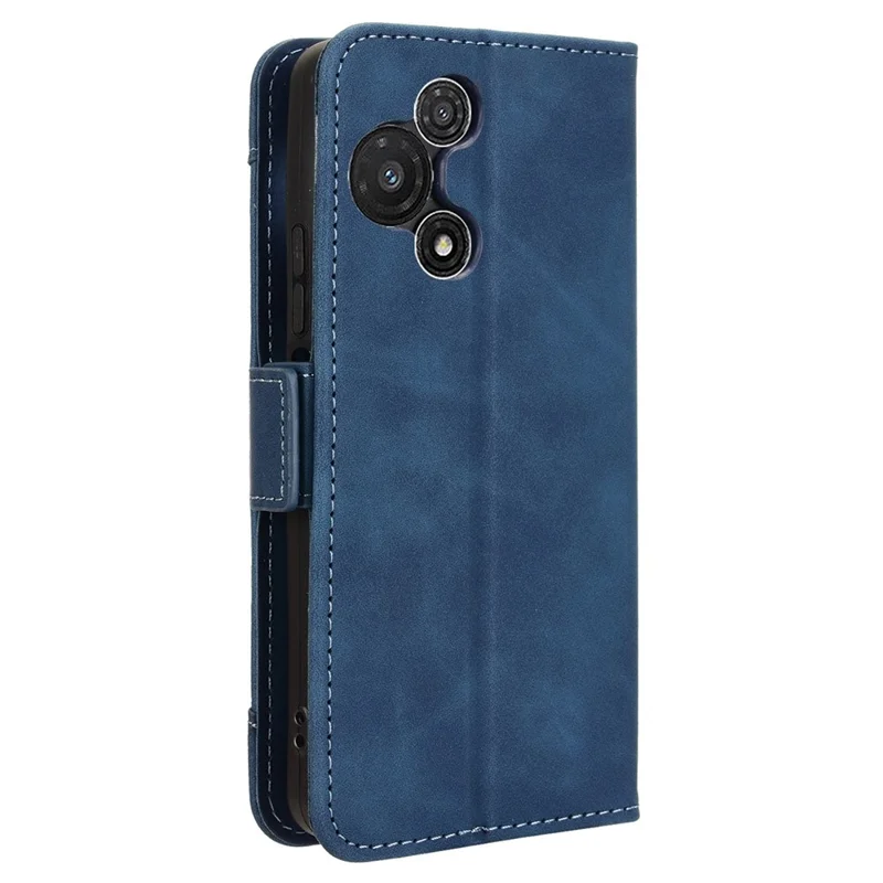 For TCL 60R 5G / TCL 60 5G Leather Case Phone Wallet Cover with Multiple Card Slots - Blue