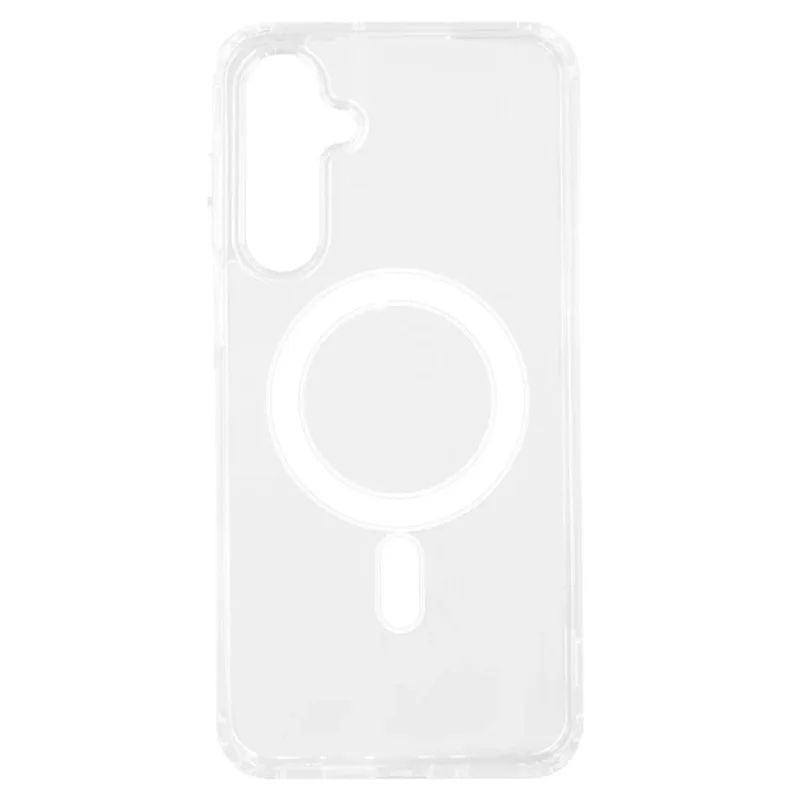 WANLONFENG LM Series For Samsung Galaxy A36 5G Clear Phone Case Compatible with MagSafe with Screen Film (Big Lens Hole)