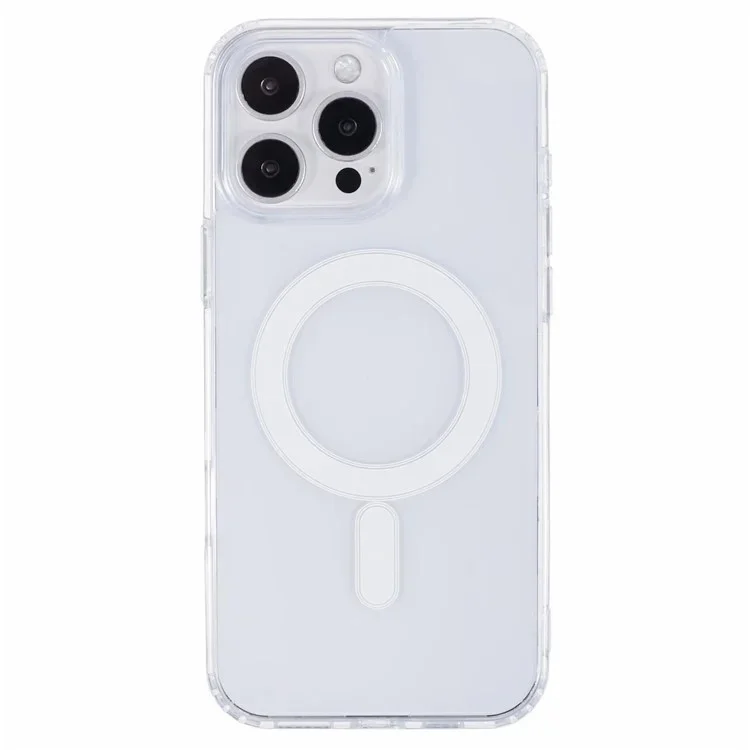 WANLONFENG LM Series For iPhone 16 Pro Clear Phone Case Compatible with MagSafe with Screen Film (Big Lens Hole)