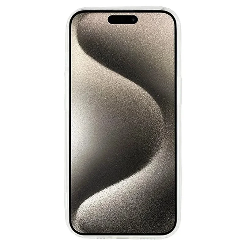 WANLONFENG LM Series For iPhone 15 Clear Phone Case Compatible with MagSafe with Screen Film (Big Lens Hole)
