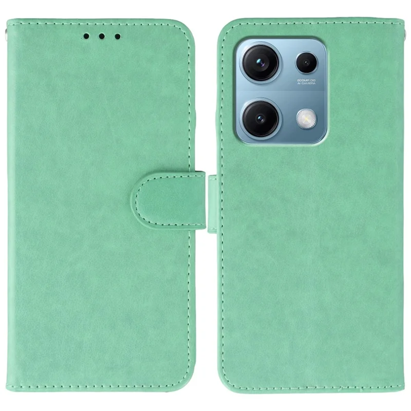 Flip pungtelebeskyttelse til Xiaomi Redmi Note 14S 4G / Note 13 Pro 4G / Poco M6 Pro 4G i PU-læder med bælte - Grøn