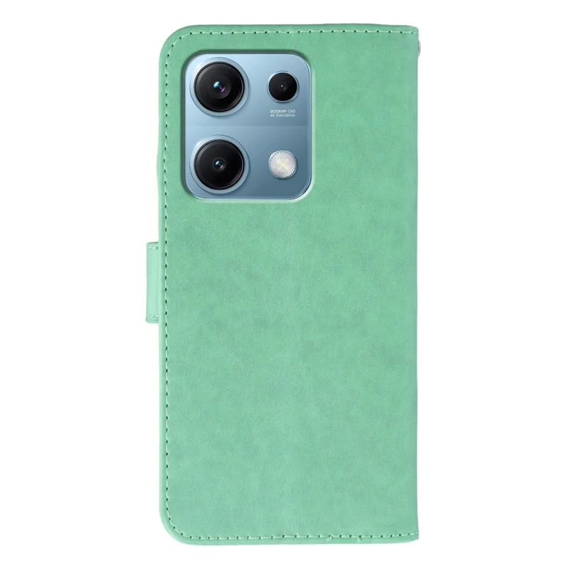 Flip pungtelebeskyttelse til Xiaomi Redmi Note 14S 4G / Note 13 Pro 4G / Poco M6 Pro 4G i PU-læder med bælte - Grøn