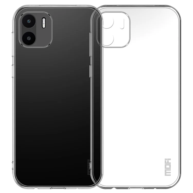 MOFI for Xiaomi Redmi A1 4G / A2 4G Protective Phone Cover, Scratch Proof Clear Crystal TPU Shell Not-Yellowing Case