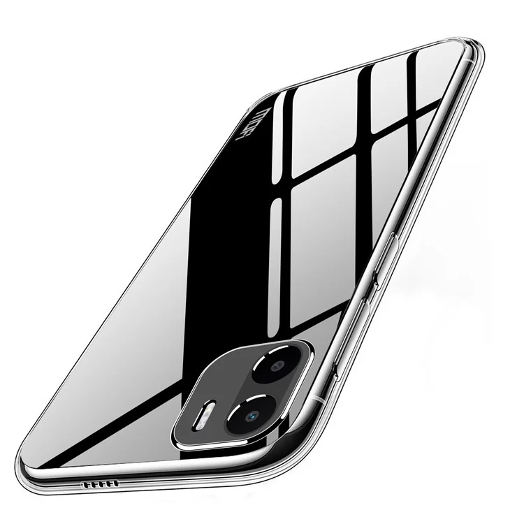 MOFI for Xiaomi Redmi A1 4G / A2 4G Protective Phone Cover, Scratch Proof Clear Crystal TPU Shell Not-Yellowing Case
