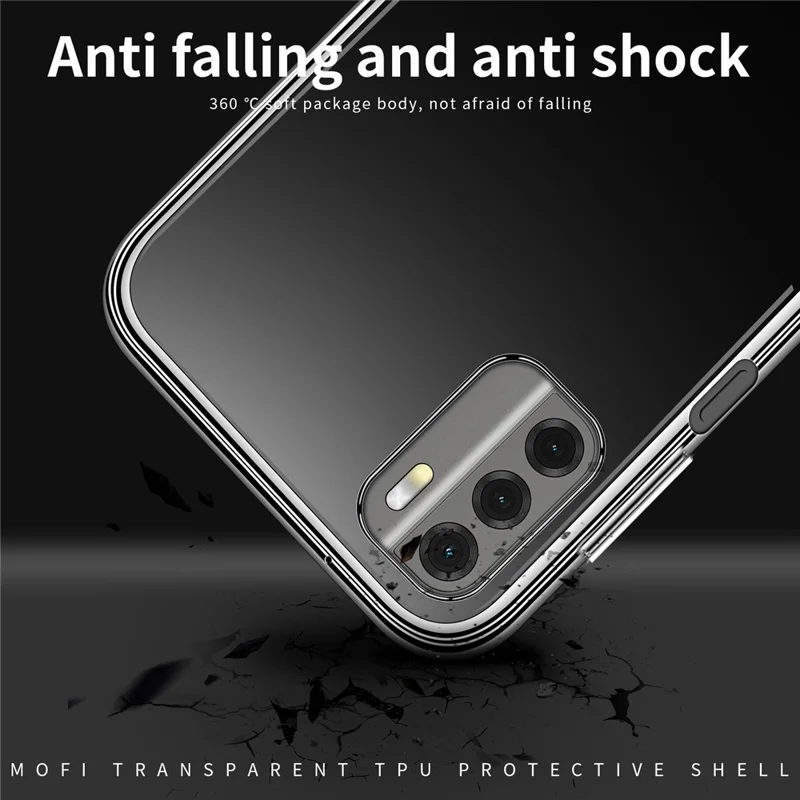 MOFI for Nokia G60 5G Flexible TPU Shell, Clear Crystal Not-Yellowing Case Anti-Scratch Protective Phone Cover