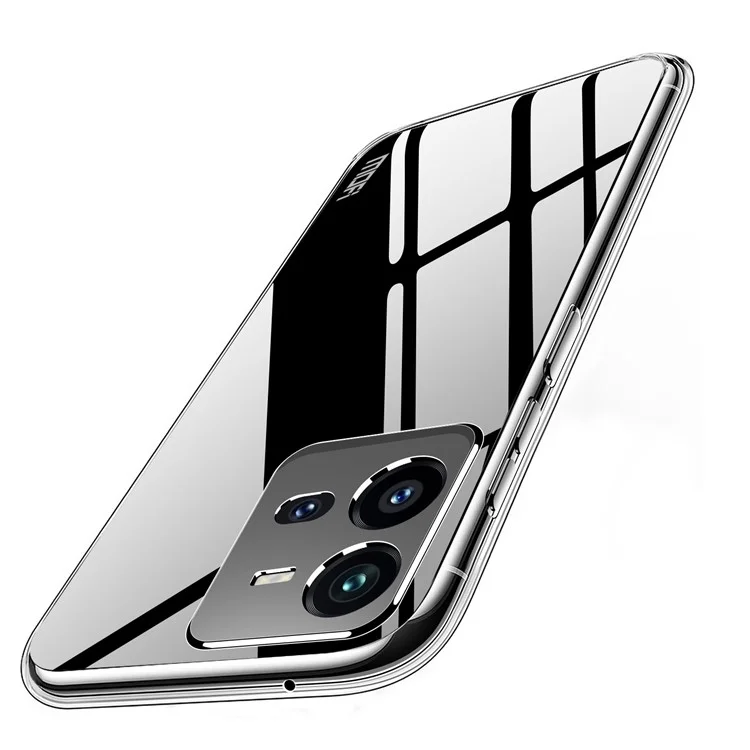 MOFI для vivo V25 5G Противоударный TPU-чехол, прозрачный кристалл, не желтеющий чехол-накладка для защиты телефона
