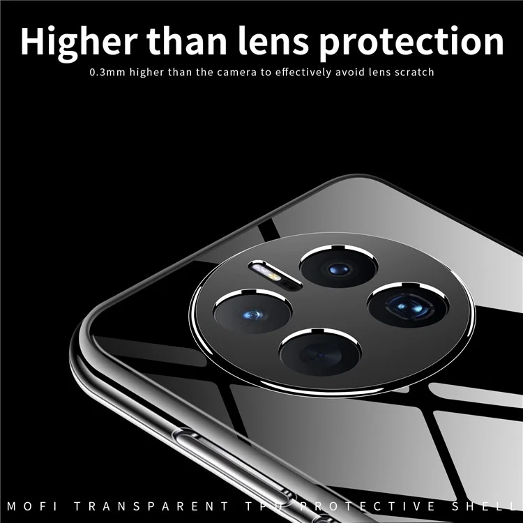 MOFI Per Huawei Mate 50 rs Porsche Design 4G Shell TPU Resistente Alla Caduta, Copertina Telefonica di Protezione Non Giallo di Cristallo Chiaro