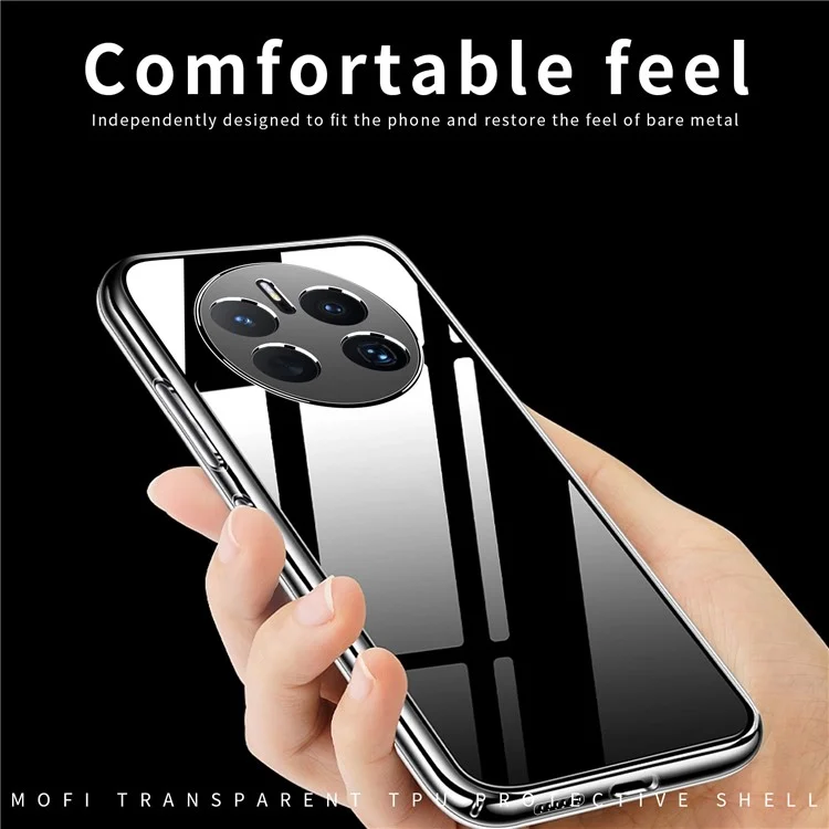 MOFI Per Huawei Mate 50 rs Porsche Design 4G Shell TPU Resistente Alla Caduta, Copertina Telefonica di Protezione Non Giallo di Cristallo Chiaro