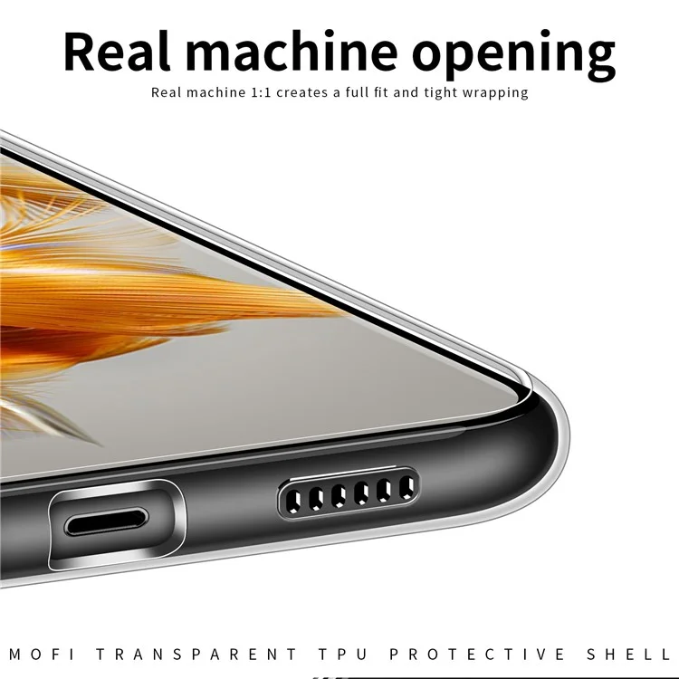 MOFI Per Huawei Mate 50 rs Porsche Design 4G Shell TPU Resistente Alla Caduta, Copertina Telefonica di Protezione Non Giallo di Cristallo Chiaro
