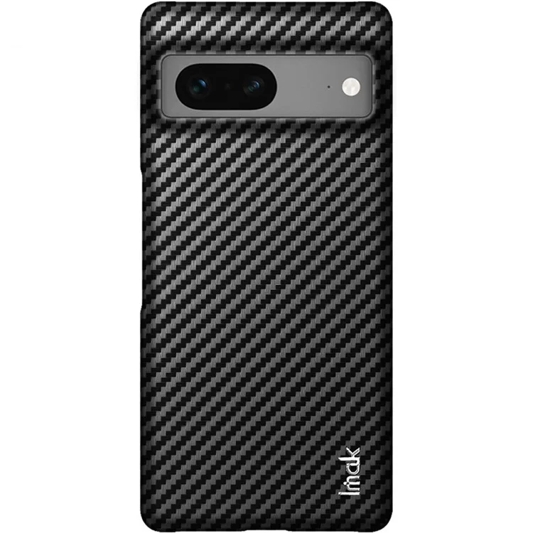 IMAK Ruiyi Series pour Google Pixel 7 5G Texture en fibre de carbone PU Leather Coated PC Case Scratch-resistant Boîtier de téléphone portable