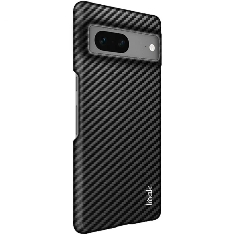 IMAK Ruiyi Series pour Google Pixel 7 5G Texture en fibre de carbone PU Leather Coated PC Case Scratch-resistant Boîtier de téléphone portable