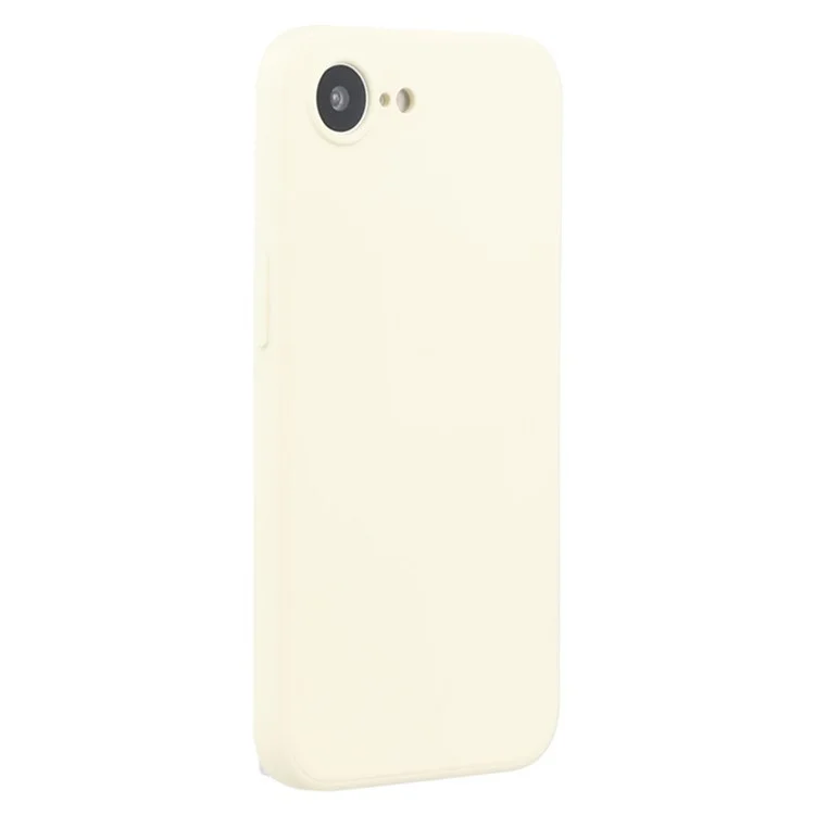 WANLONFENG RB2 Série Étui pour iPhone 16e en TPU Souple avec Protecteur d'Écran - Blanc