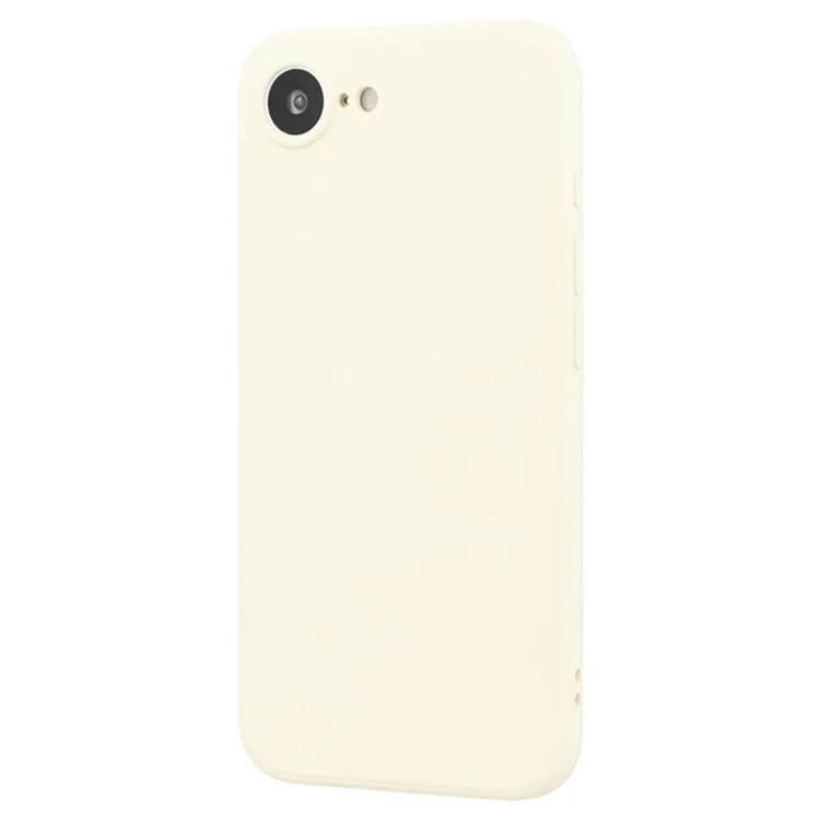 WANLONFENG RB2 Série Étui pour iPhone 16e en TPU Souple avec Protecteur d'Écran - Blanc