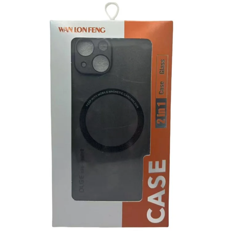WANLONFENG YBP Serie per Google Pixel 8a Cover Magnetica con Pellicola in Vetro Temperato in Pelle PU + TPU per Telefono con Ampia Apertura - Grigio