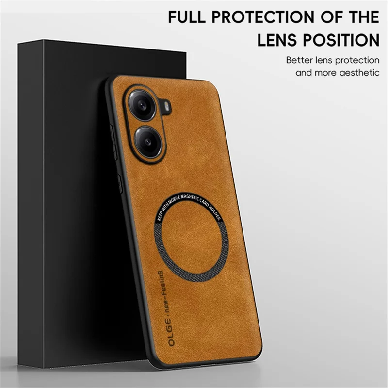 WANLONFENG YBP Series For Xiaomi Poco X7 Pro 5G Magnetic Case with Tempered Glass Film PU Leather + TPU Phone Cover Precise Cutouts - Black