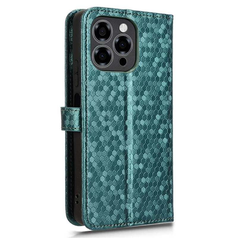 Voor Doogee Note 58 Pro / Note 58 Walletcase met stippenmotief PU Leather telefoonhoes - Groen