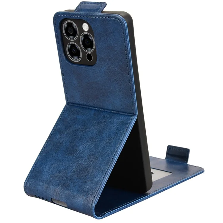 Funda con tapa para Doogee Note 58 Pro / Note 58 con cierre magnético, vertical, de cuero, con portarretratos - Azul oscuro