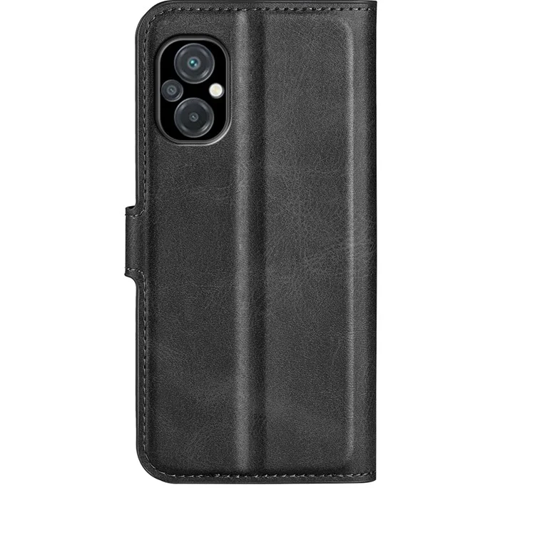 Per Xiaomi Poco M5 4G Quadrati a Filo Magnetico PU Petto PU Copertura Pethe Petto Anti-drop Coveret - Nero