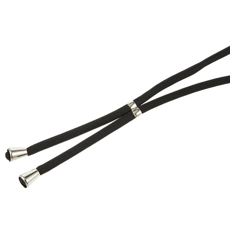 Étui pour iPhone 16e en TPU Flexible avec Doublure en Fibre Anti-Choc et Bandoulière - Noir