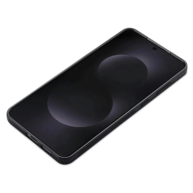 LC.IMEEKE L3 Pour Samsung Galaxy S25 Edge Étui Magnétique Amovible Porte-Cartes en Cuir et TPU - Noir