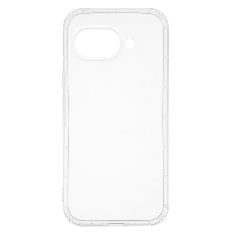 For Google Pixel 9a Case Transparent TPU Phone Cover Airbag Protection