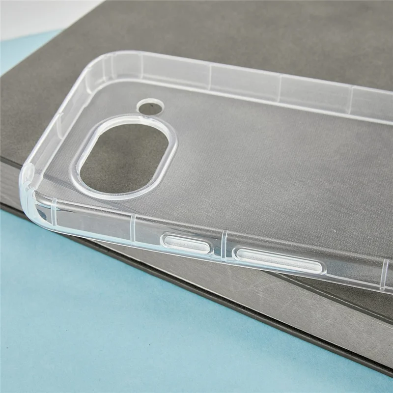 For Google Pixel 9a Case Transparent TPU Phone Cover Airbag Protection