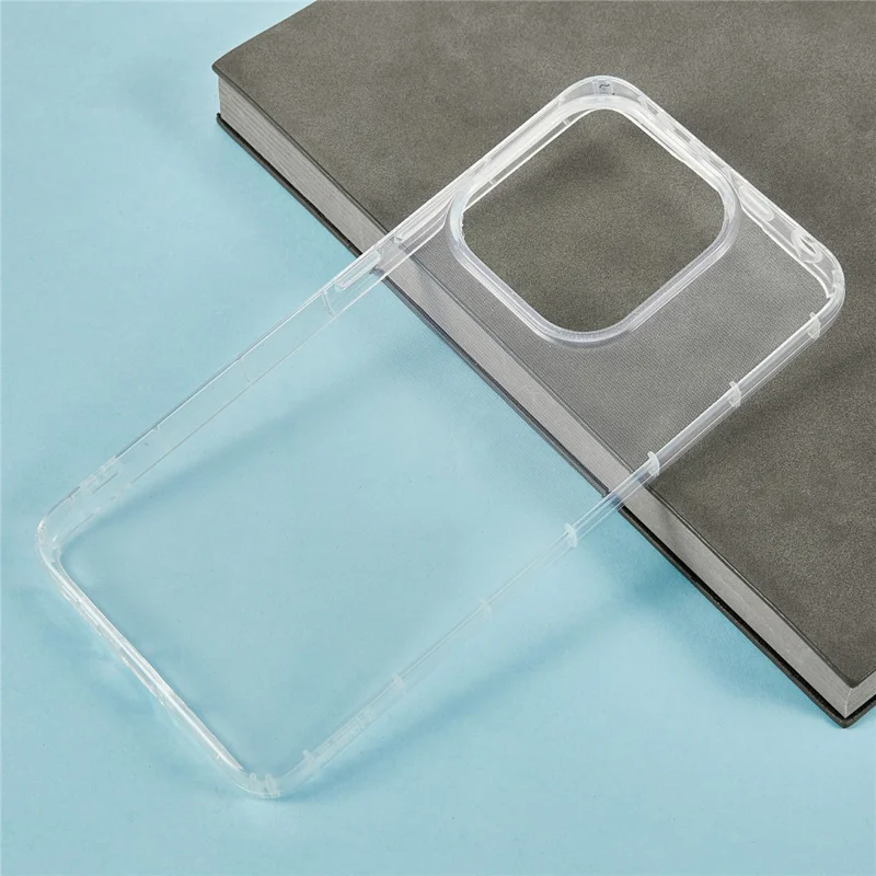 For Xiaomi Redmi Note 14 4G (163.25mm) Case Transparent TPU Phone Back Cover Airbag Protection