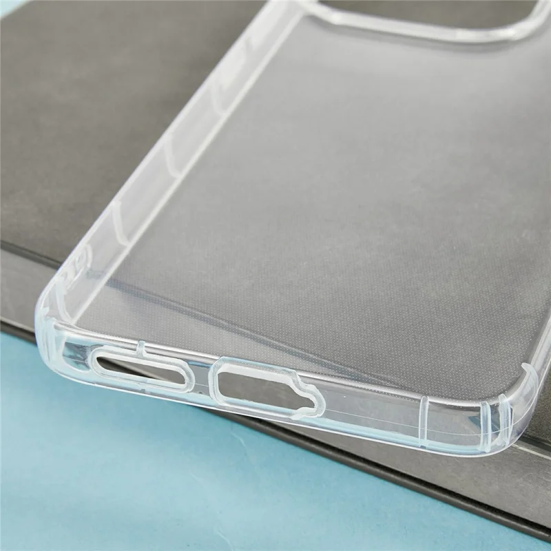 For Xiaomi Redmi Note 14 4G (163.25mm) Case Transparent TPU Phone Back Cover Airbag Protection