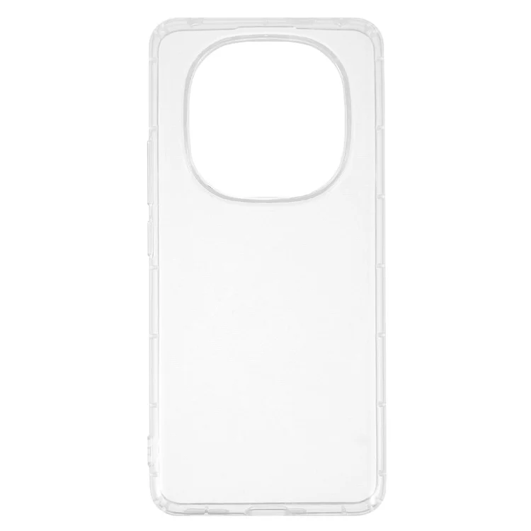 Pour Xiaomi Redmi Note 14 Pro 5G / Poco X7 5G Étui Transparent TPU Coque Arrière de Téléphone Protection Antichoc