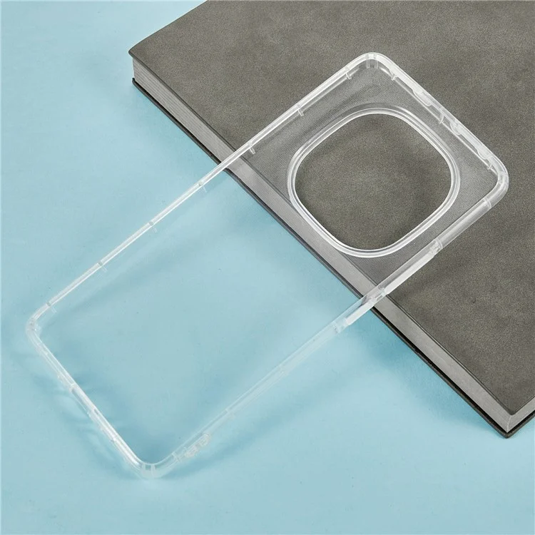 Pour Xiaomi Redmi Note 14 Pro 5G / Poco X7 5G Étui Transparent TPU Coque Arrière de Téléphone Protection Antichoc