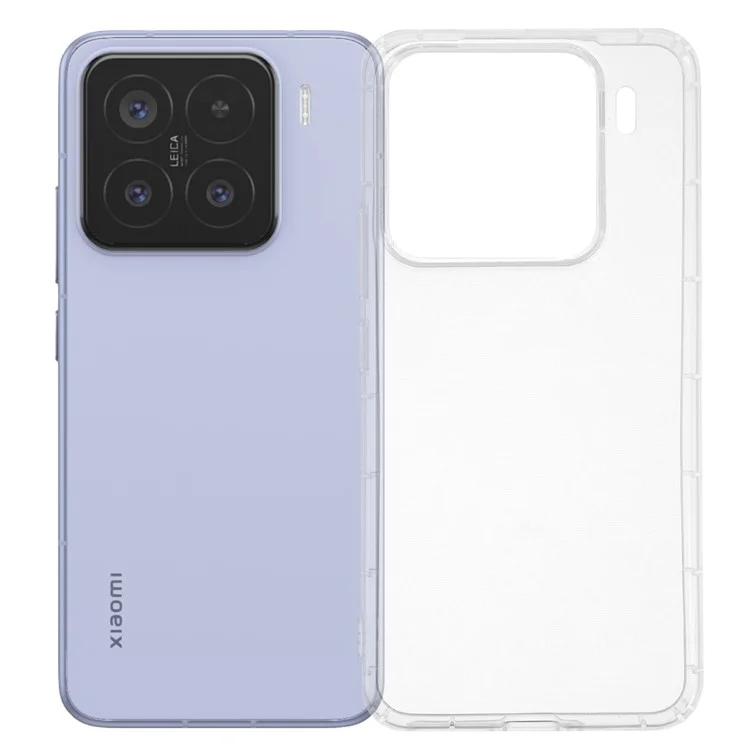 Чехол для Xiaomi 15 прозрачный TPU задняя крышка с защитой от ударов