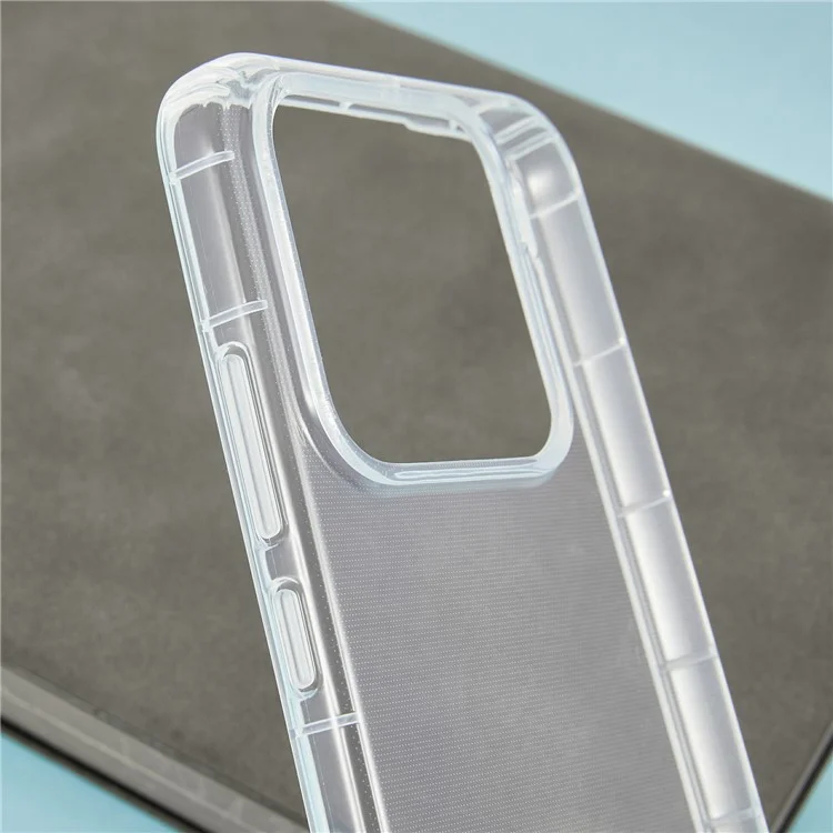 Чехол для Xiaomi 15 прозрачный TPU задняя крышка с защитой от ударов