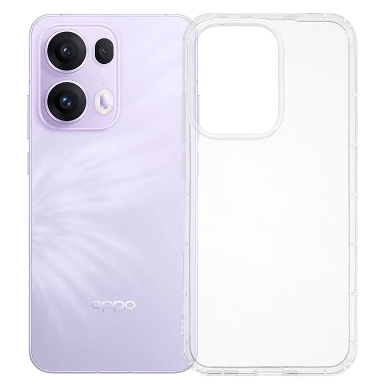 Cover per Oppo Reno13 Pro 5G Custodia Trasparente in TPU con Protezione Antiurto
