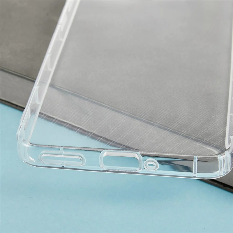 For Oppo Reno13 F 5G Case Transparent TPU Phone Back Cover Airbag Protection