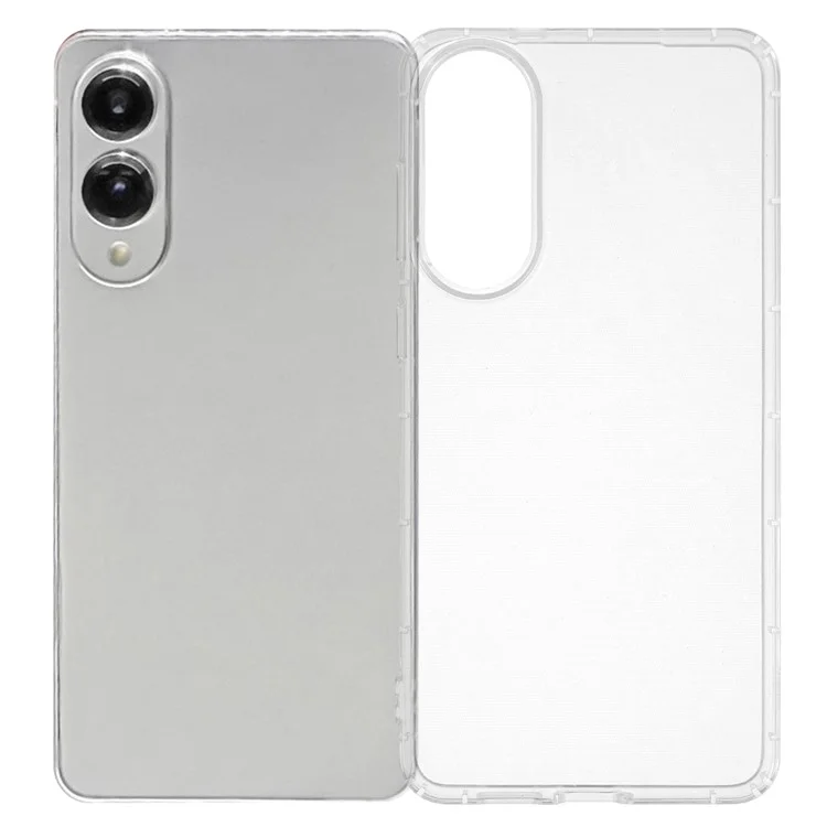 For Samsung Galaxy S25 Edge Case Transparent TPU Phone Back Cover Airbag Protection