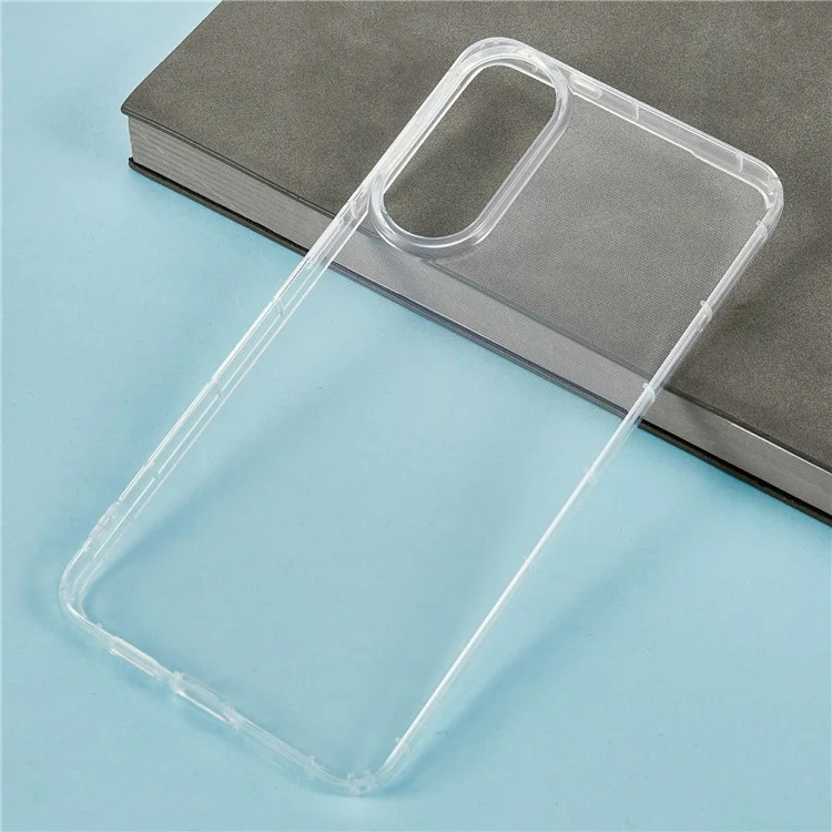 For Samsung Galaxy S25 Edge Case Transparent TPU Phone Back Cover Airbag Protection