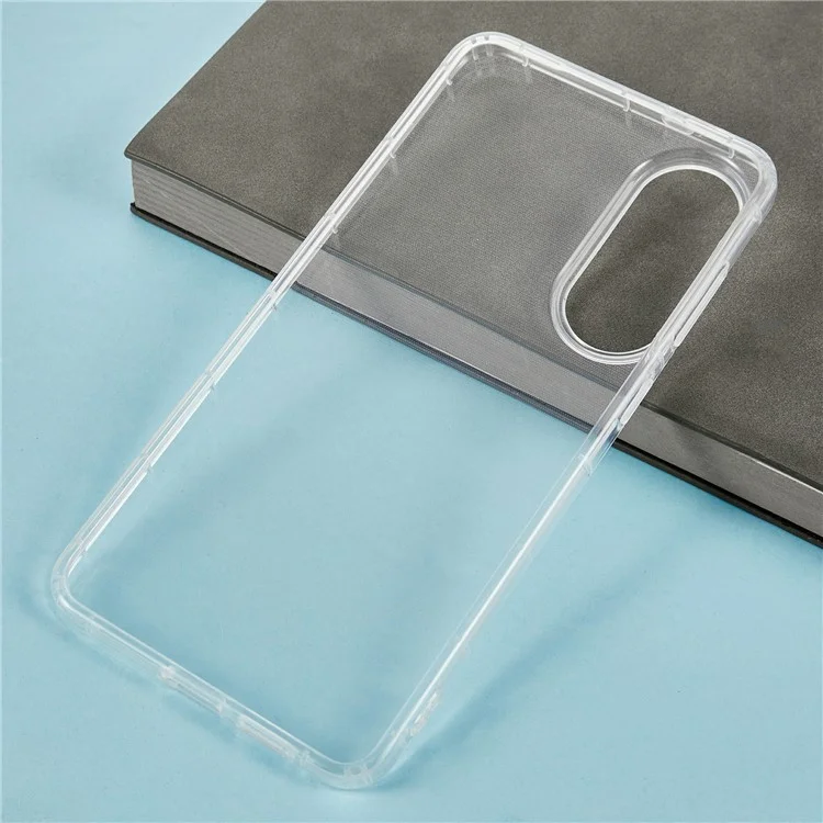 For Samsung Galaxy S25 Edge Case Transparent TPU Phone Back Cover Airbag Protection