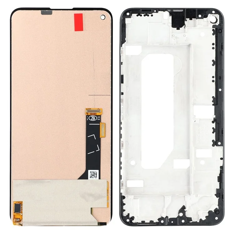 For Google Pixel 4a 5G GD1YQ, G025I, G025E, G025H, G6QU3 Grade C LCD Screen and Digitizer Assembly + Frame Part (TFT) (Without Logo)