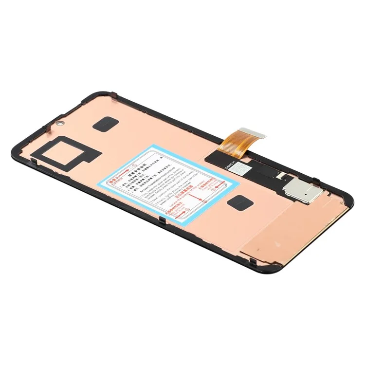 Für Google Pixel 8 GKWS6, G9BQD (Mittleres Linsen-Loch) Klasse C OLED-Bildschirm und Digitizer-Einheit + Rahmen (Ohne Logo)