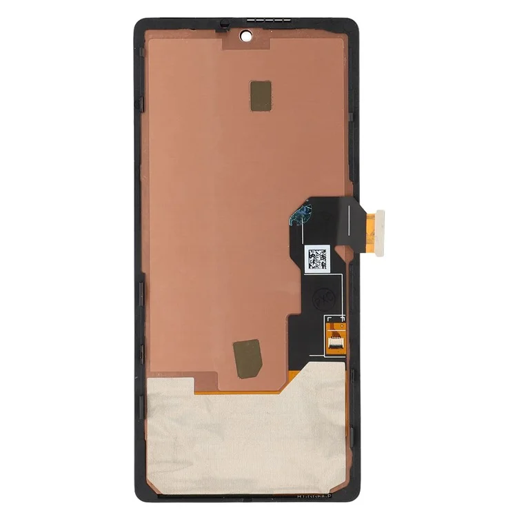 For Google Pixel 6a GX7AS, GB62Z, G1AZG (Waterdrop Lens Hole) Grade C OLED Screen and Digitizer Assembly + Frame (Without Logo)