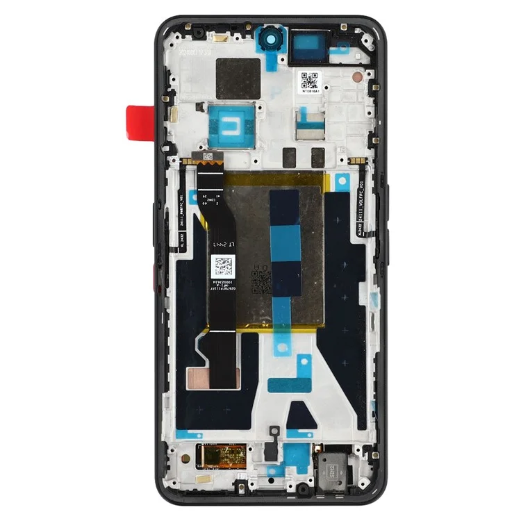 Tela e Digitalizador AMOLED OEM Grau S para Nothing Phone (3a) A059 + Moldura (Sem Logo) - Preto