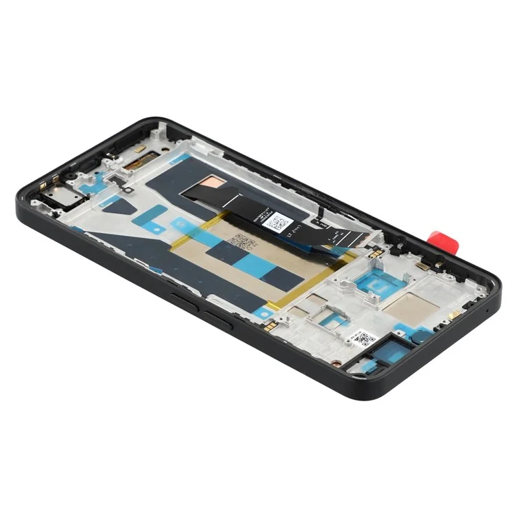 Tela e Digitalizador AMOLED OEM Grau S para Nothing Phone (3a) A059 + Moldura (Sem Logo) - Preto